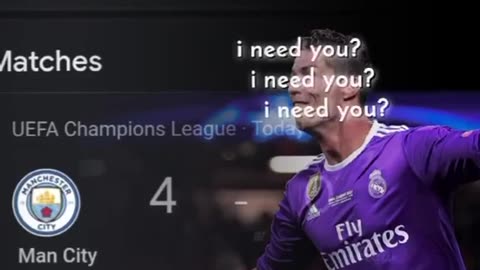 Real madrid needs Cristiano Ronaldo