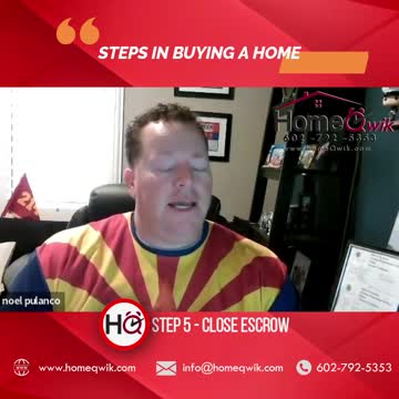 Steps in buying a home - Step 5 Close Escrow