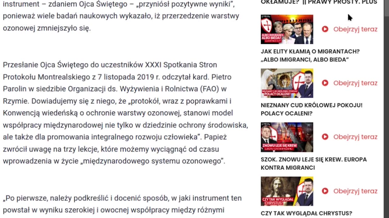 Papież sługą Szatana, reprezentuje Nowy Porządek Świata