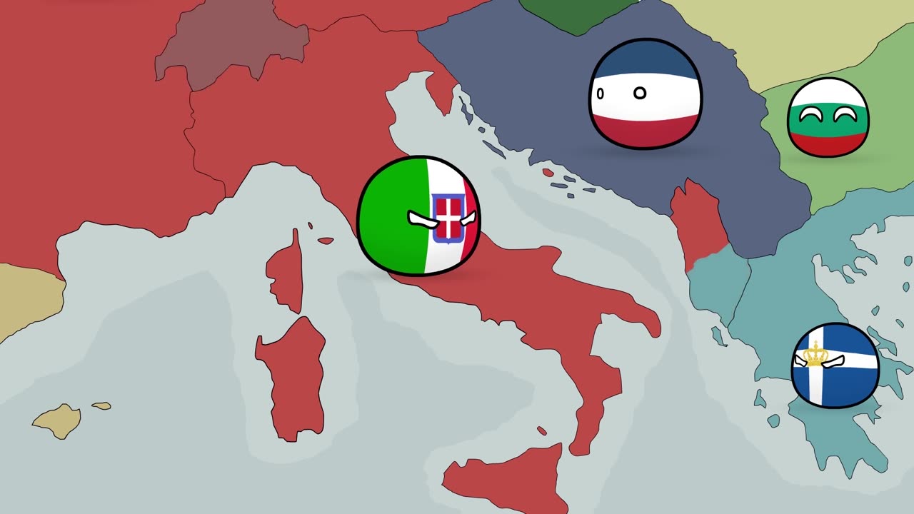 History of Italy - Part 2 - Countryballs
