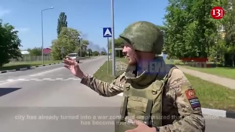 This place's hell, they shoot with grad-Live images from Russian journalist under firein Belgorod