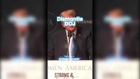 Trump Promises To Fire The Weaponized DOJ That Went After Patriots & Christians - 9/15/23