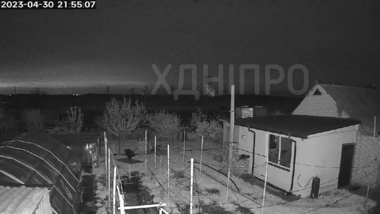 Explosion in Pavlograd Caught on Camera
