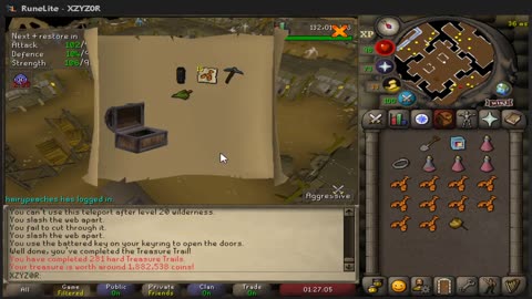 Robin Hood Hat reward from Hard Clue scroll!!!!!!!! #281 [23-4-2020]