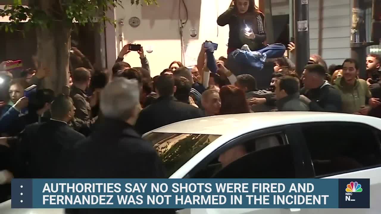 Video Shows Man Pulling Gun On Argentina’s Vice President