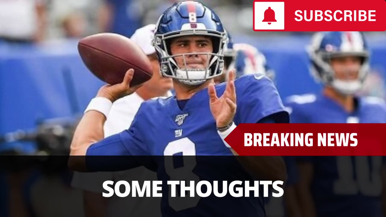 Is It Time For Daniel Jones To Be Benched?
