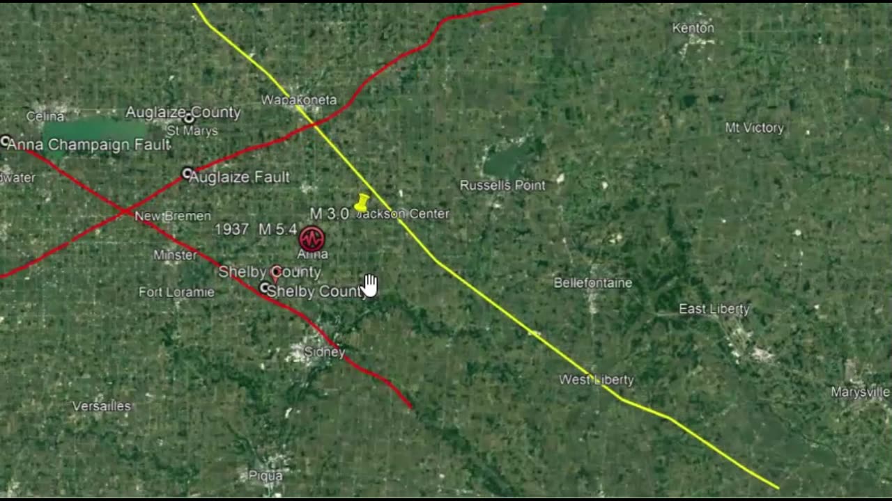 Small Earthquake Shakes Western Ohio. Fort Wayne Rift Zone