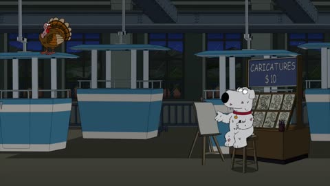 Family Guy - Peter and Brian Hunt a Turkey