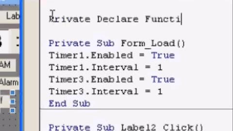 Learn Visual Basic 6 VB6 Alarm Clock Part 2