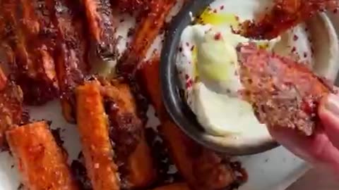 Crispy🥕Parmesan Carrot Sticks