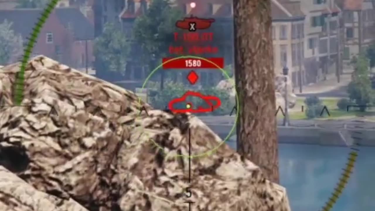 WoT TANK FV4005 one shot