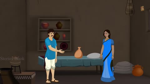 Greedy Man English Moral Story - how to learn english through story - Stories in English