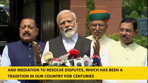PM's statement ahead of Monsoon session of Parliament, 2023- With subtitles