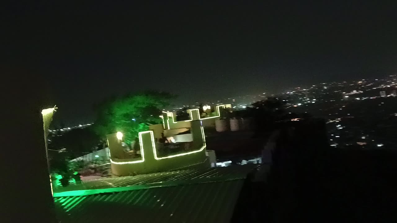 Jaipu nargarh fort view night seen