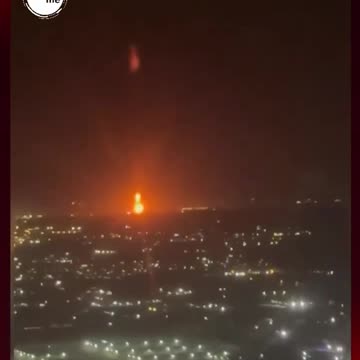 BREAKING: Massive 'out of control' fire at an oil refinery near Erbil, Iraq. Multiple people injured