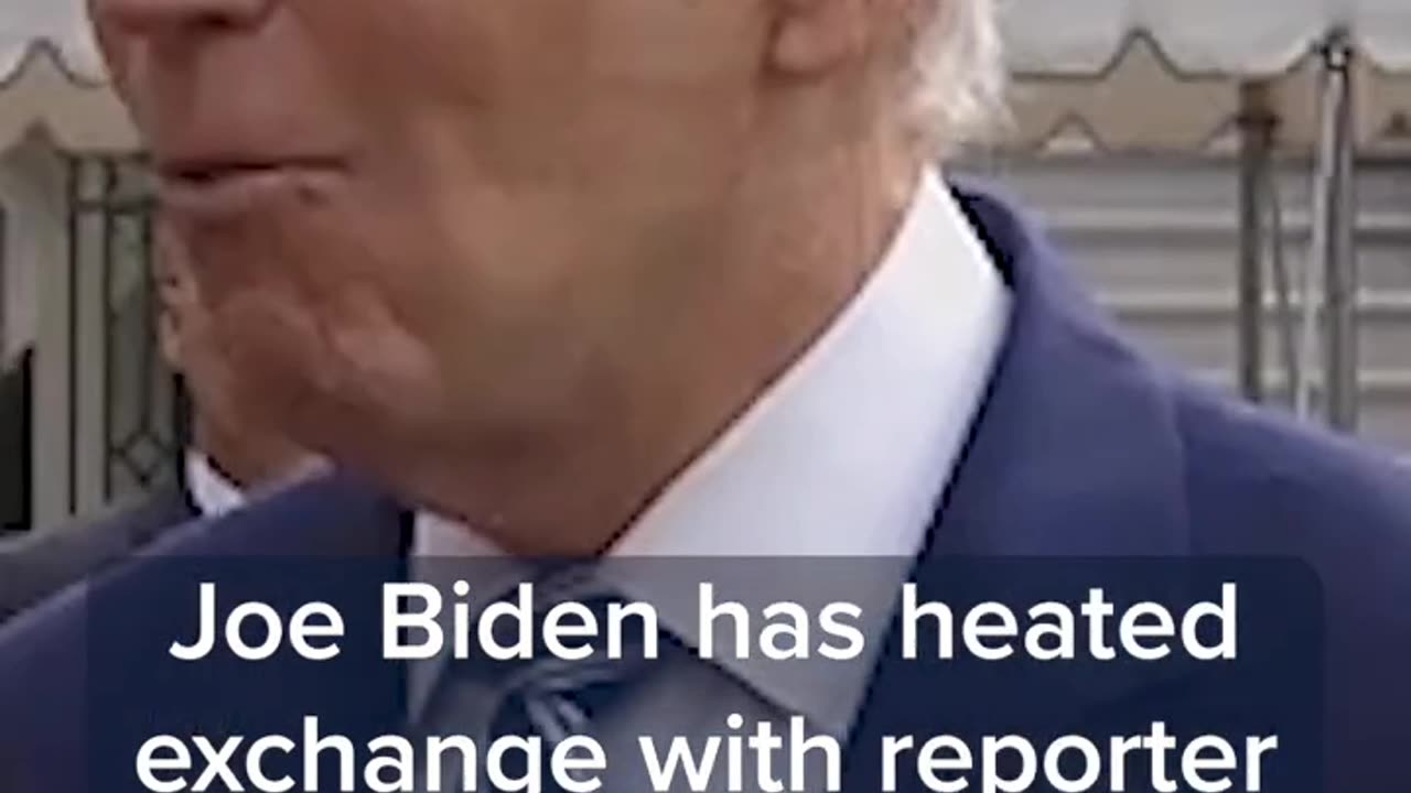 Joe Biden has heated exchange with reporter over Hunter Biden text messages