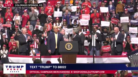 President Trump in Colorado Springs, CO