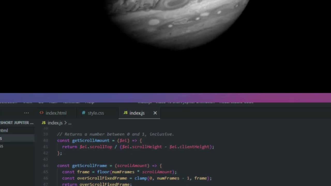 JUPITER In HTML | How To Make Planet With HTML CSS |