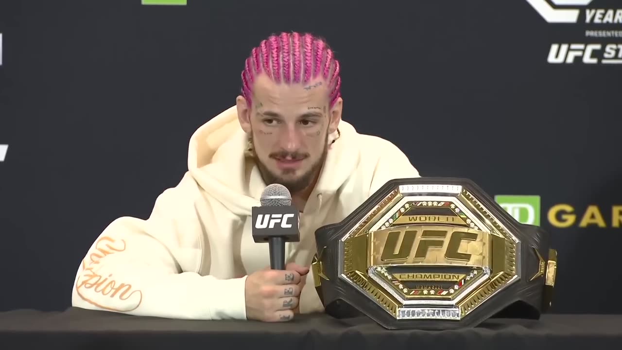 Sean O Malley Press Conference after Fight Match