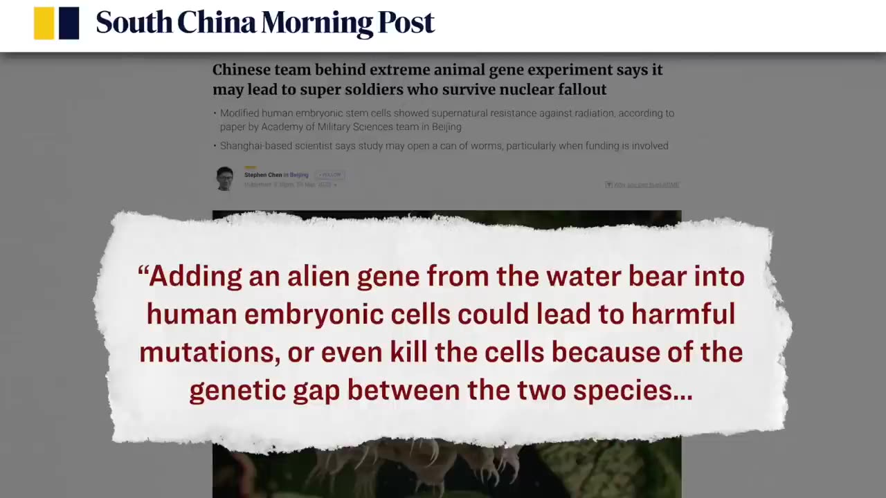 Chinese ‘Genetic Experiments’ May Lead To Army Of Radiation-Resistant Soldiers