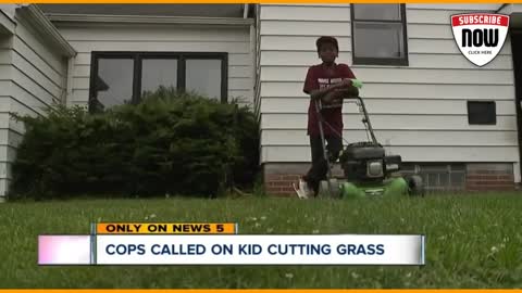 Neighbors Call Police On 12-Year-Old Boy For Cutting Grass, He Gets The Last Laugh!