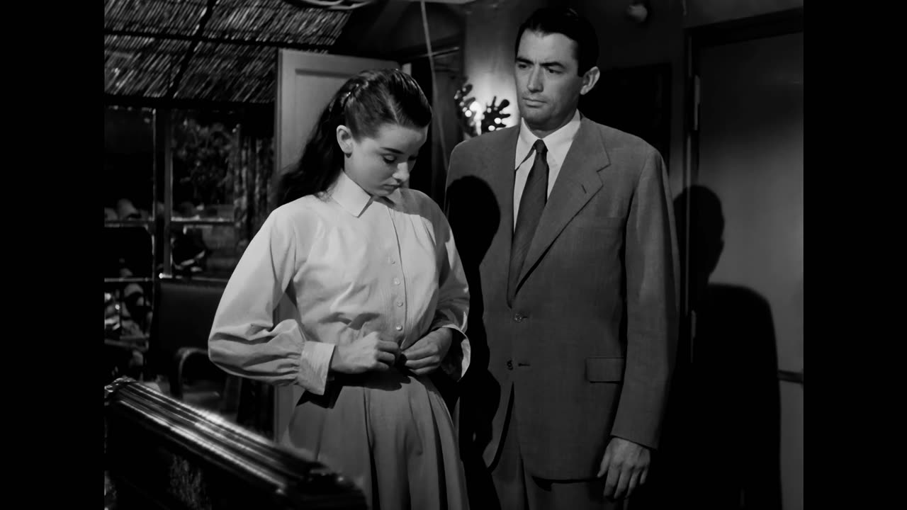 Audrey Hepburn Roman Holiday 1953 Arrival at the Apartment 4k