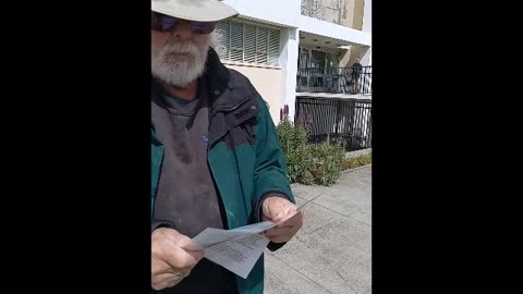 John D. reading the New California State declaration of California Default March 28, 2023