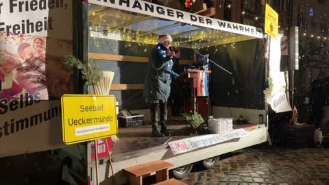 Ueckermünde - Der Wünschebaum mit Wünschen von den Kindern 07-12-2022