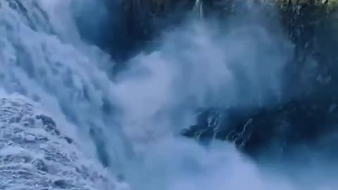 Icelandic waterfall
