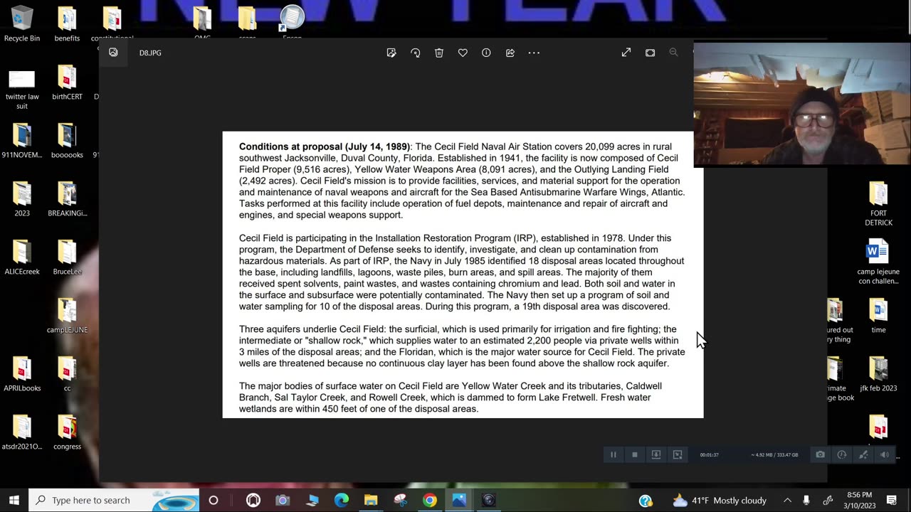 Florida toxic military bases