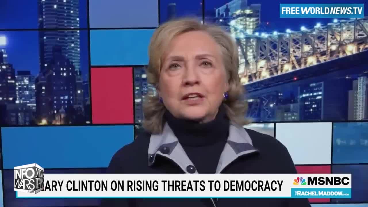 A Panicked Hillary Clinton Begs Deep State to Silence All Americans