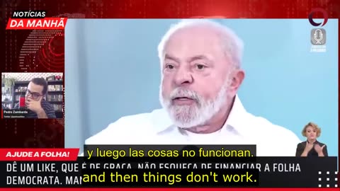 Lula da Silva pide un nuevo gobierno mundial para luchar contra el cambio climático.