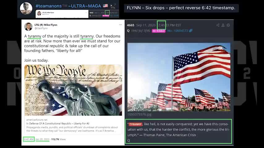 NEVER GIVE UP, ERIC TRUMP, GEN FLYNN, PRES TRUMP INSPIRE ALL.