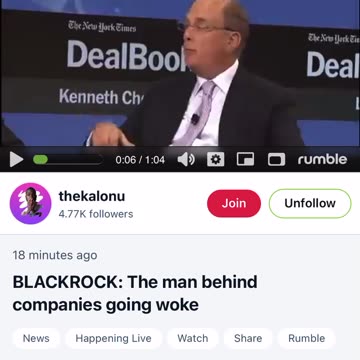 Blackrock founder, Larry Fink , WEF member aka punk mffer