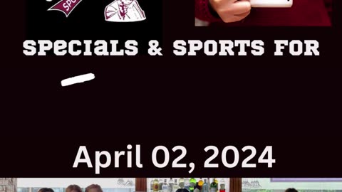T-Backs Sports Bar and Grill Sports Schedule and free beer/soda for Tuesday April 02, 2024