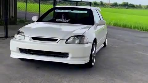 One and only Bagged Civic hatchback