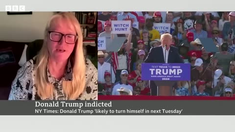 Donald Trump to become first ex-US president to face criminal charges - BBC News