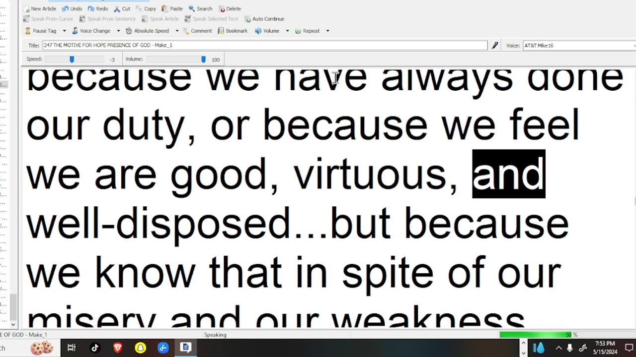 247 THE MOTIVE FOR HOPE