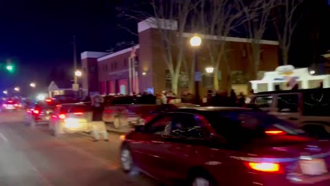 3 Hours Ago, 45 arrives in Rochester, New Hampshire