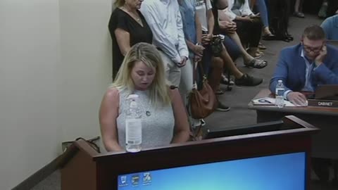 School Nurse quits at board meeting over mandates!