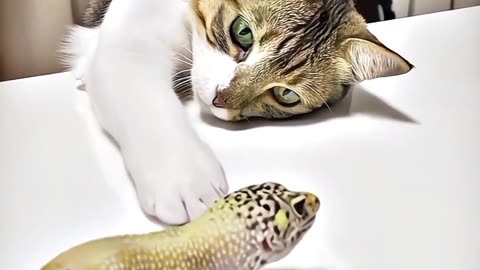 Cat funny video 🤣