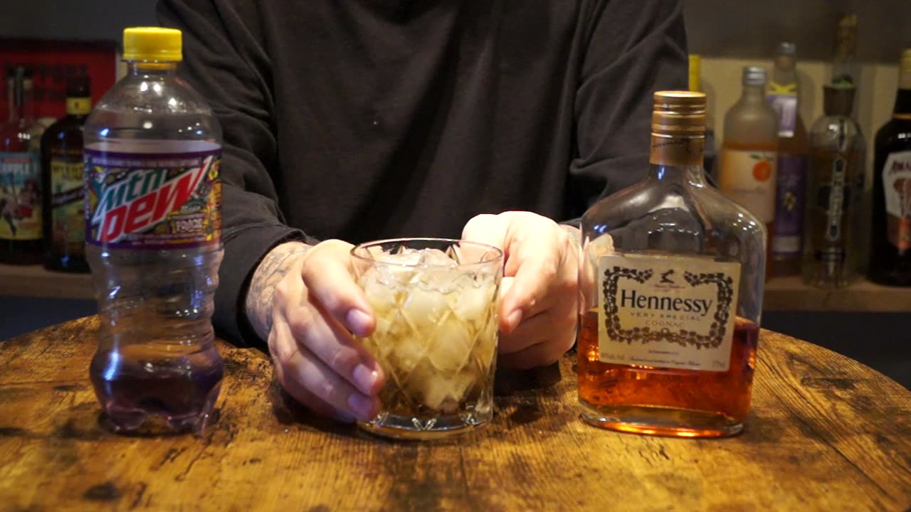 Hennessy & Mtn Dew Baja Passionfruit Punch