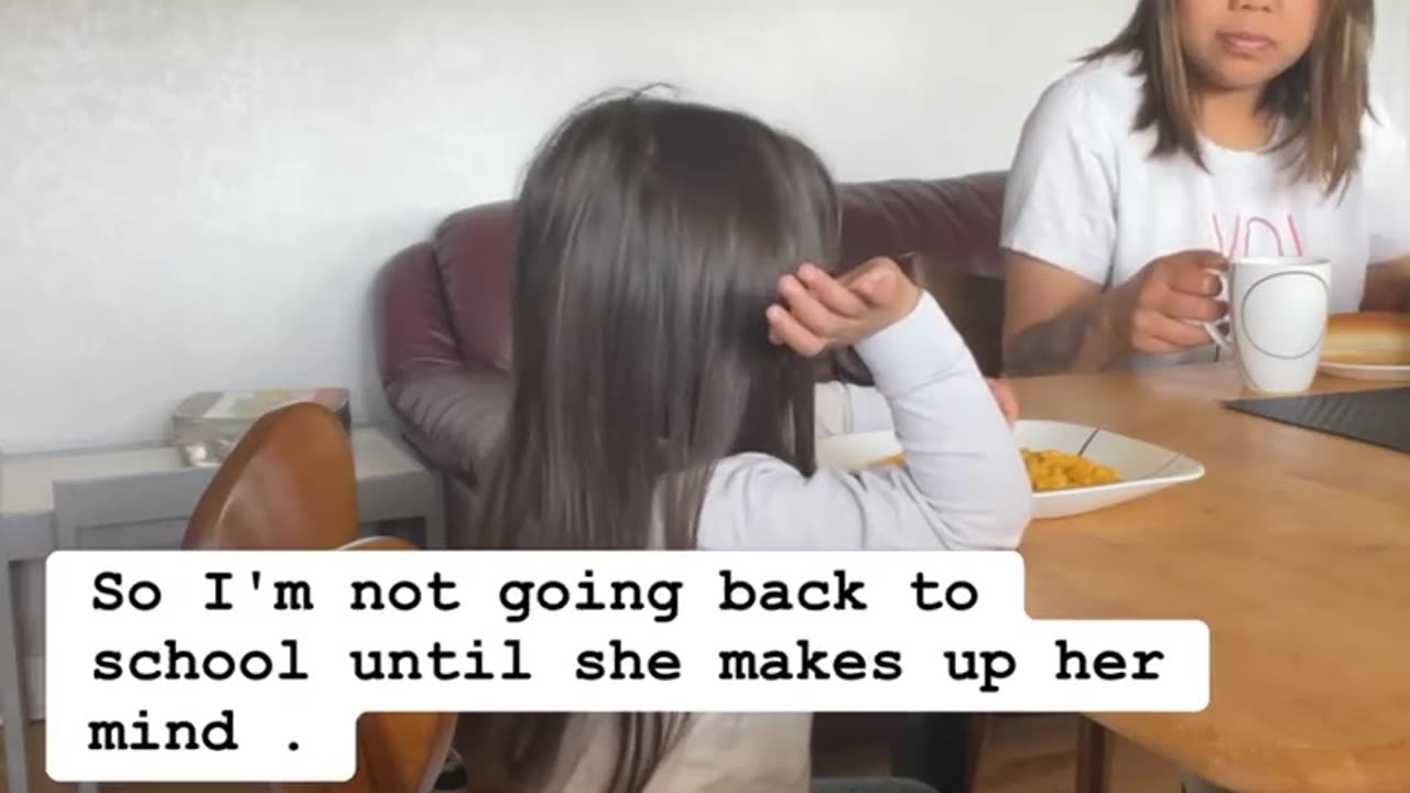 I'm Not Going Back To School Anymore | Little Girl Refuses to Go To School | kids life