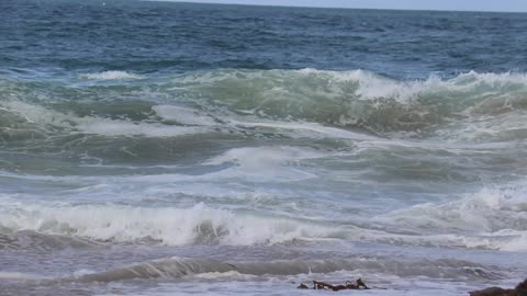 Sea waves at Laguna Beach.