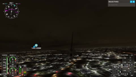 Microsoft Flight Simulator Toronto TO Calgary Red Eye Flight