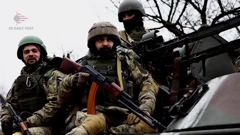 Horrible Footage! Ukrainian Drone Drop Grenades Blow Up 650 Russian Army In Trenches a snowy Bakhmut