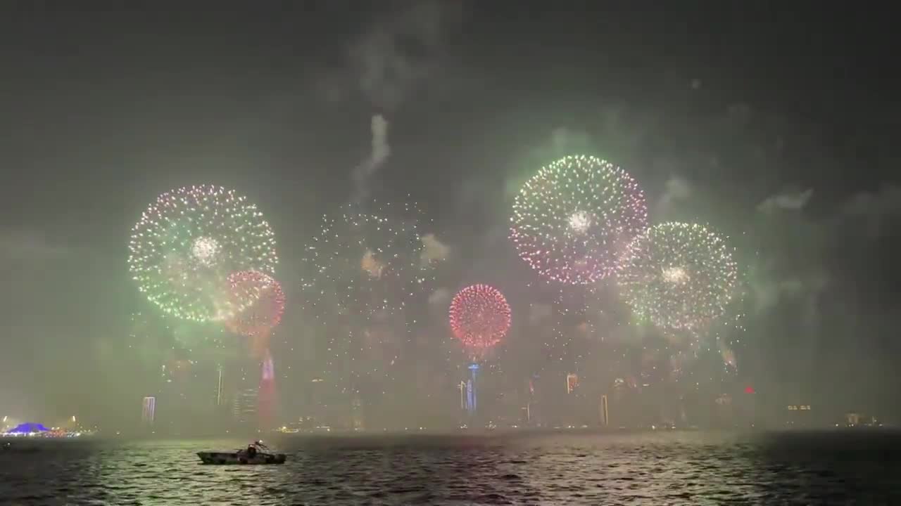 FIFA World Cup Qatar 2022 - Fireworks Show HD ‘Welcome Qatar’ 23 hours left to opening