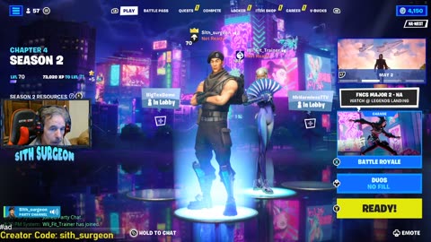 sith_surgeon - Family Friendly Fortnite Live Stream. Customs Stream.