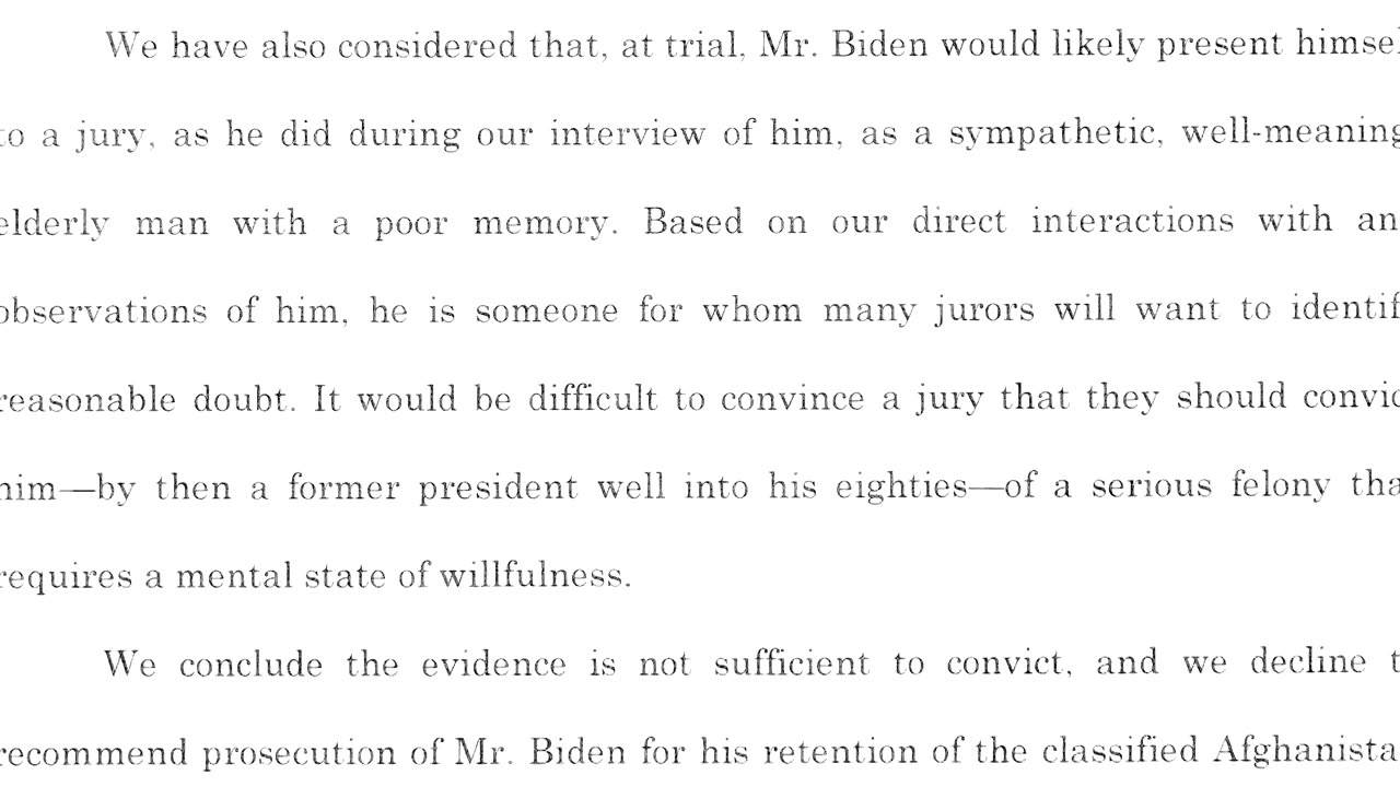 Biden says his 'memory is fine' in reaction to report
