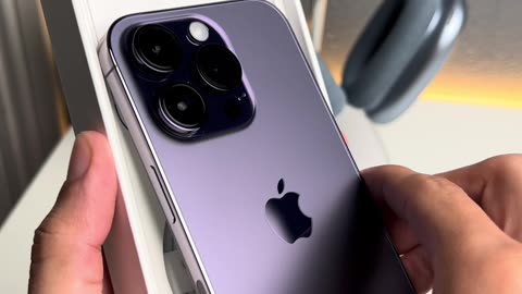 Deep Purple iPhone 14 Pro 😍